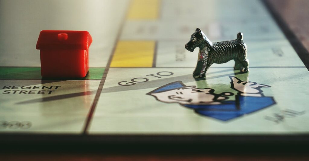 オンラインショップや店舗でボードゲームを選ぶ家族