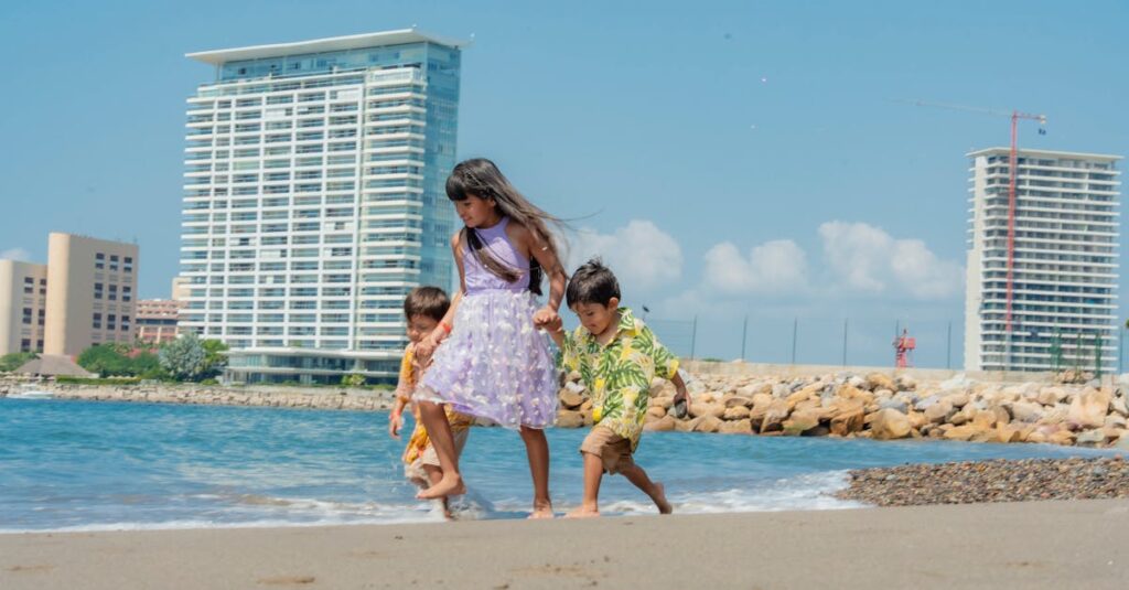 子どもの成長とともに繰り返し楽しめる家族のボードゲーム。笑顔と感動が詰まった夏の思い出を象徴するイメージ