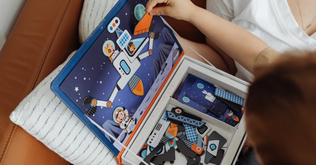 恥ずかしがり屋だった子どもがボードゲームを通じて自信を持ち、家族をリードする様子。