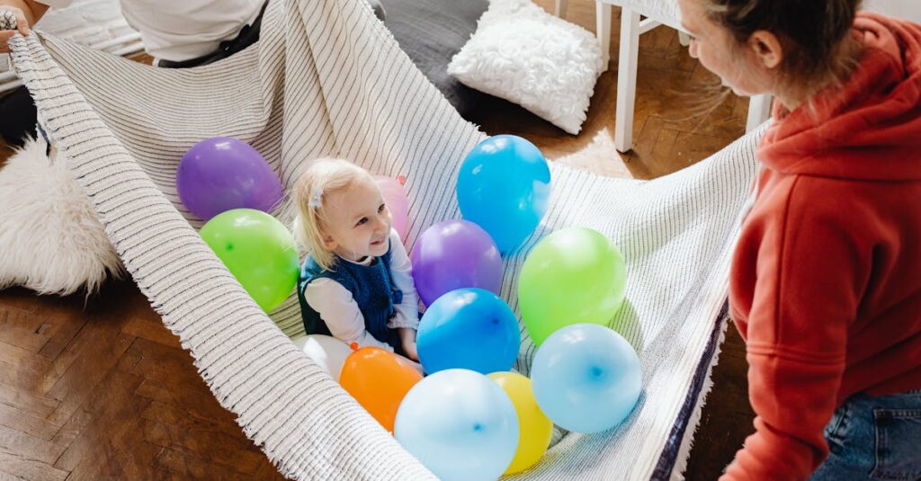 安全で耐久性の高い子ども向けボードゲームの部品と遊ぶ家族