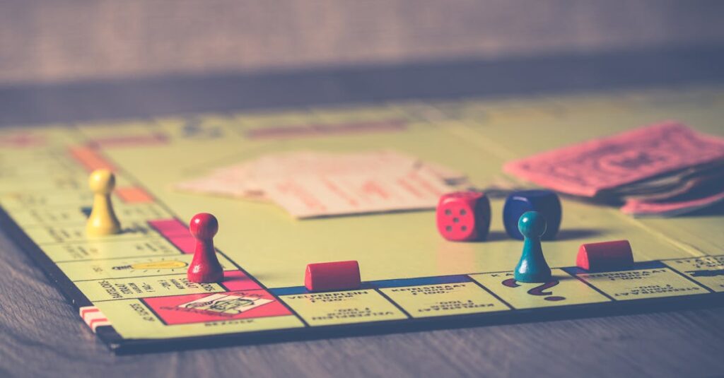 レビューサイトでボードゲームの評価を比較検討している様子。家族構成に合うかどうかをチェック中。