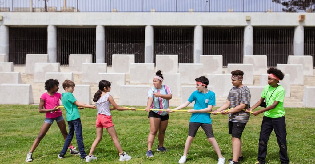 協調性と社会性を育てる小学生向けボードゲームの場面