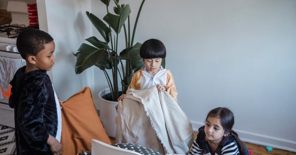 協調性と社会性を育てる小学生向けボードゲームの場面