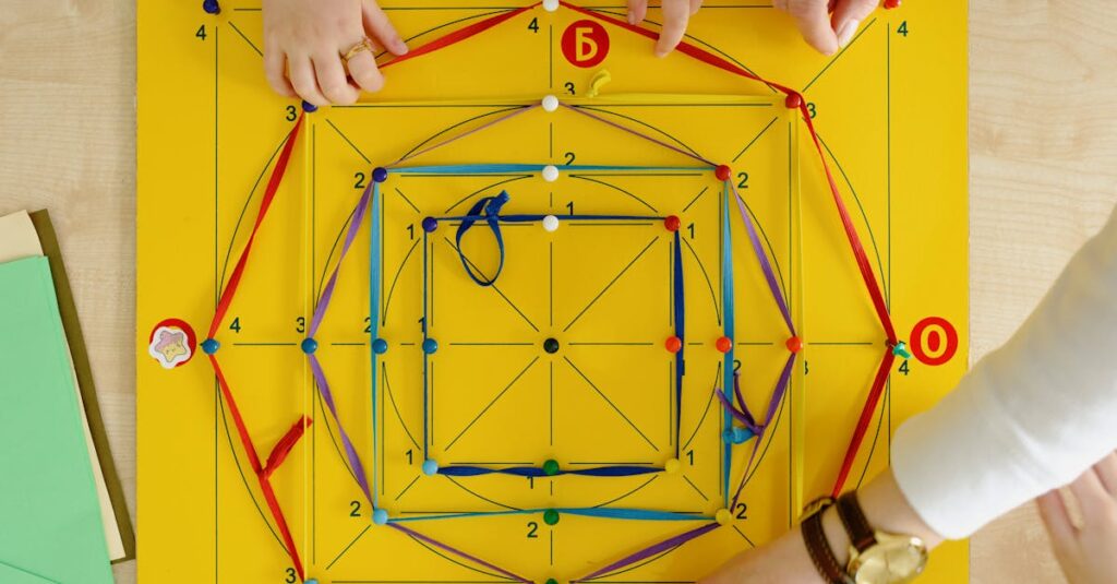 子どもがボードゲームを通じて楽しく学んでいる様子