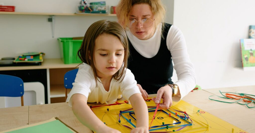 学年別に適した知育ボードゲームを選ぶ場面