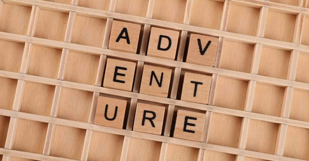 タブレットやスマホを活用して英語ボードゲームをより効果的に楽しむ家族や学生の様子を描いた画像