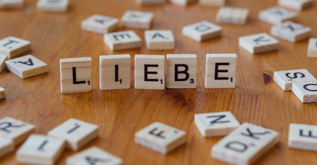 簡単で直感的に遊べる家族向けボードゲームを選んでいる様子（楽しそうな表情）